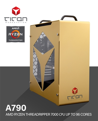 Titan A790 - AMD Ryzen Threadripper 7000 X Series up to 96 cores Workstation Computer