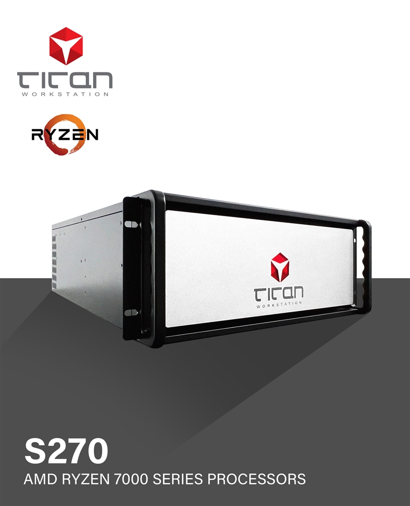 Titan S270 - AMD Ryzen 7000 Series Processors 4U Rackmount